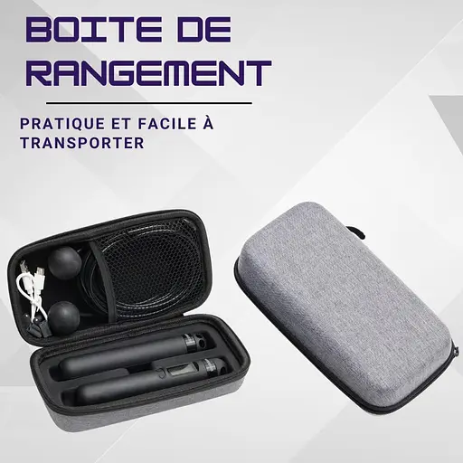 Умная скакалка Prowers, беспроводная со счетчиком калорий, синхронизация программ, 3 режима тренировки, регулируемый ABS - фото 3