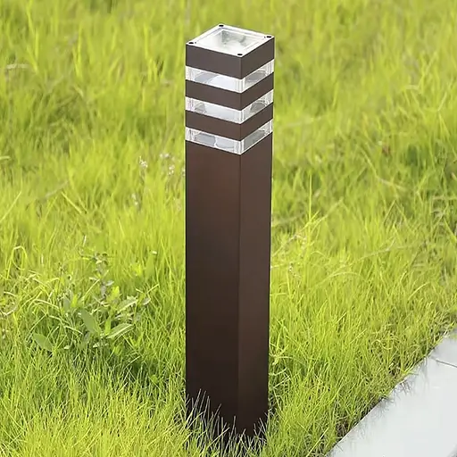 Вуличний ліхтар-стовп в корпусі кольору Coffee 80 см | Line F | Арт. 8024 80CM CF (стовп) - фото 7