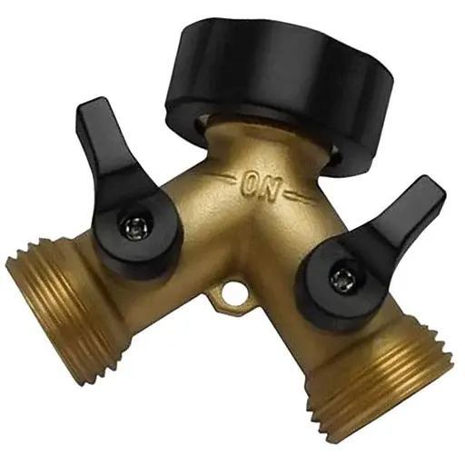 3/4 дюйми 2-ходовий потужний садовий шланговий розгалужувач для поливу рослин