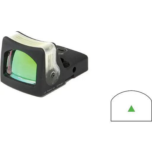 Прицел коллиматорный Trijicon RMR Type 2 Red Dot Sight 12.9 MOA Green Triangle - NS
