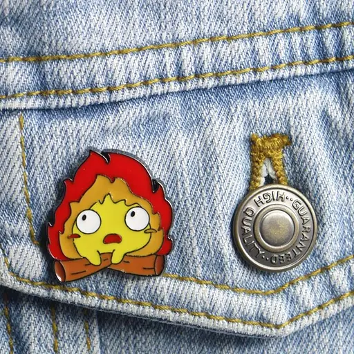 Значок GeekLand Кальцифер Ходячий Замок Хаула Calcifer Howls Moving Castle HМ 22.01.134 - фото 4