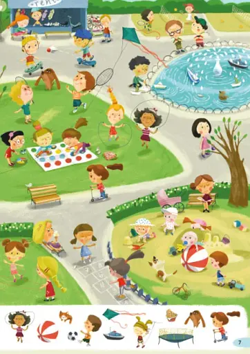 Знайди на малюнку. Весела прогулянка містом - фото 3