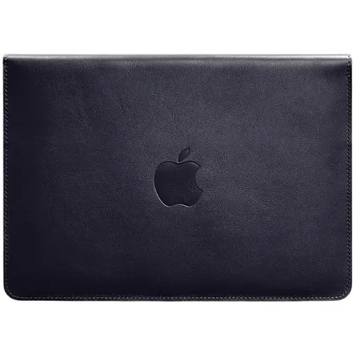 Шкіряний чохол-конверт BlankNote на магнітах для MacBook 15-16 дюйм Темно-синій - фото 1