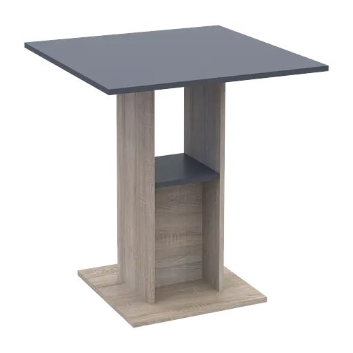 Стіловий стіл Doros Коуд Дуб сонома/Графіт 70х70х74 (41510132) - фото 5