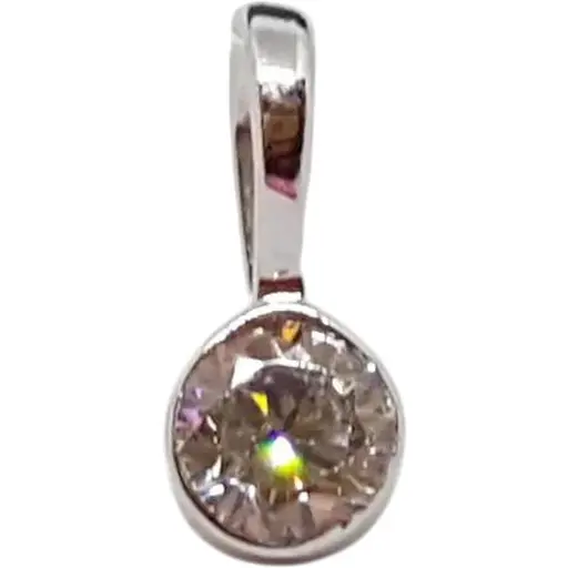 Серебряная подвеска Qvaliz с фианитом. 903-00599