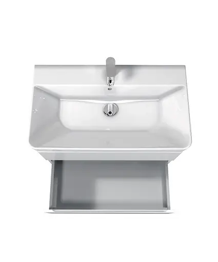 Тумба Мойдодир Unik 80-A Білий з умивальником Vivace 80 Білий - фото 6