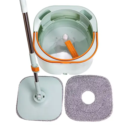 Швабра с ведром для отжима и сменной насадкой  HP-35015-46 - фото 2