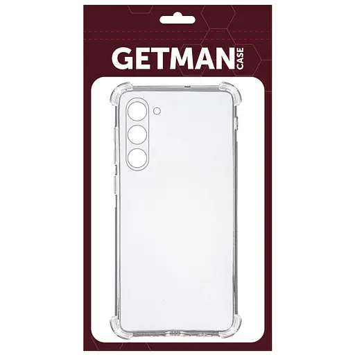 TPU чохол GETMAN Ease logo посилені кути Full Camera для Samsung Galaxy S23 Безбарвний (прозорий) - фото 3