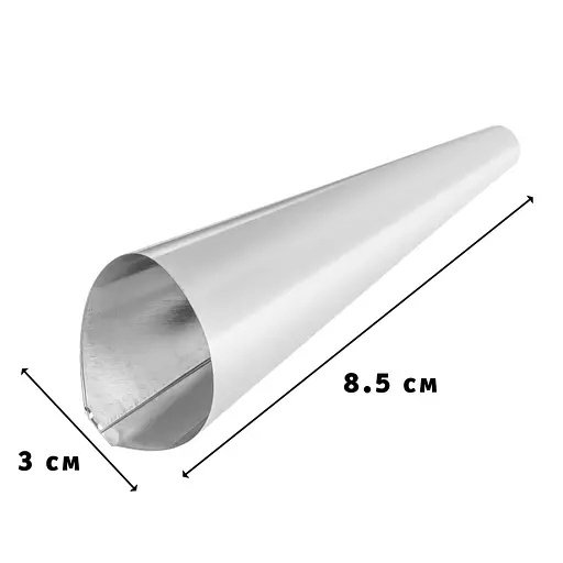 Кондитерские конусы металлические для выпечки трубочек Канноли Ø30х85 мм (6 трубочек), Kitchette Серый 86836 - фото 10