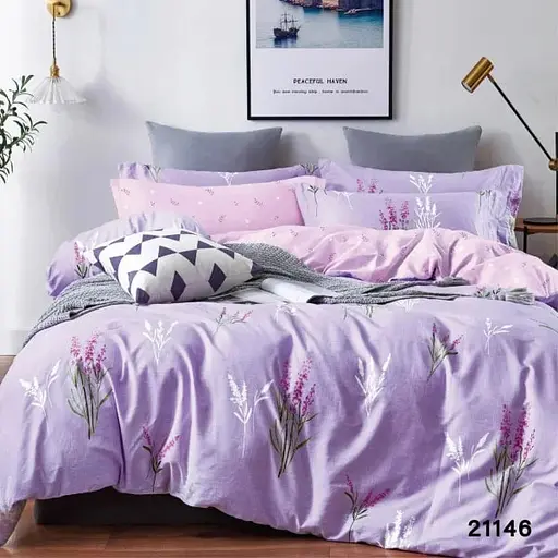 Комплект постільної білизни Viluta полуторний ранфорс 21146 100% бавовна - фото 1