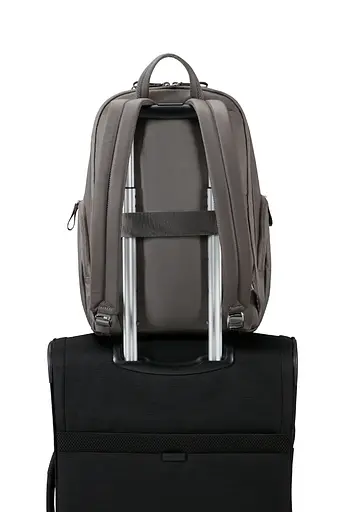 Рюкзак 14,1" Samsonite MOVE 5.0 GUNMETAL GREEN 39x26,5x14 KP0*24088 - фото 9