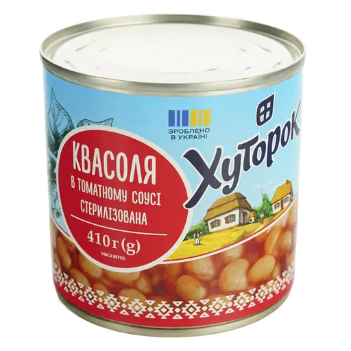 Квасоля Хуторок в томатному соусі 410 г - фото 4