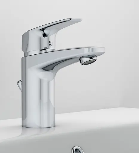 Змішувач для умивальника Am.Pm Gem з донним клапаном хром F9092100 Хром - фото 7