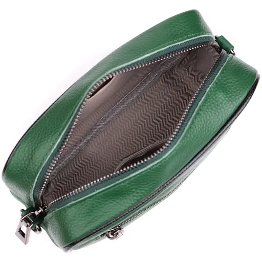 Стеганая женская сумка Vintage из натуральной кожи 21х14х8 см sum0027042 - фото 7