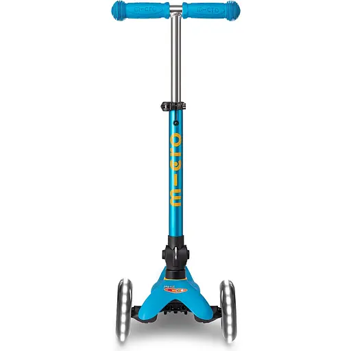 Самокат Micro Mini Deluxe Foldable LED Блакитний океан (MMD200) - фото 3