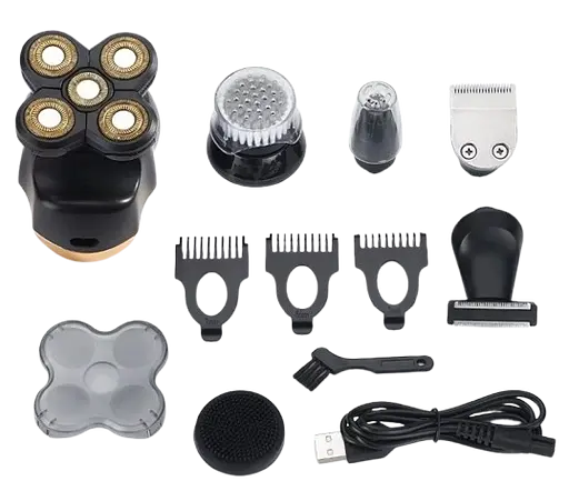 Чоловіча електробритва стайлер LK-9800 із насадками
