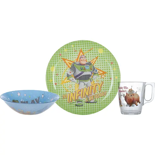 Набор детской посуды Luminarc Disney Toy Story, 3 предмета (P9344)