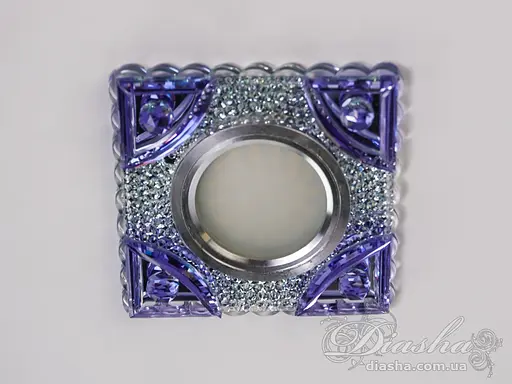 Чудовий, точковий світильник з вбудованим світлодіодним підсвічуванн. - фото 2