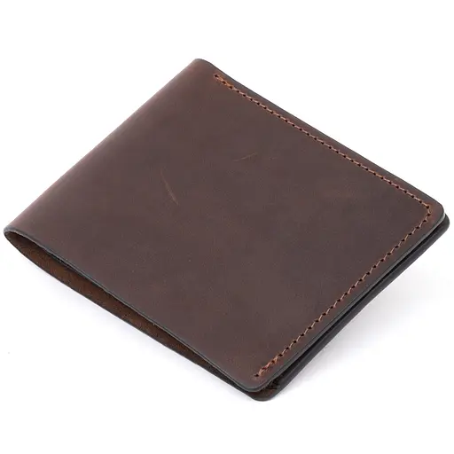 Кожаный портмоне Grande Pelle 12х8х1 см acs0016120 - фото 2