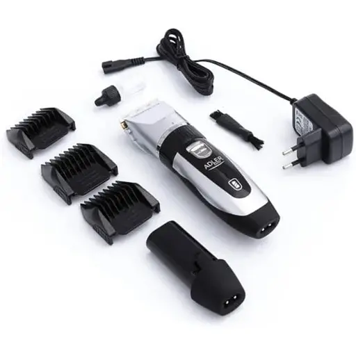 Машинка для стрижки животных 4 насадки Adler AD 2823 - фото 1