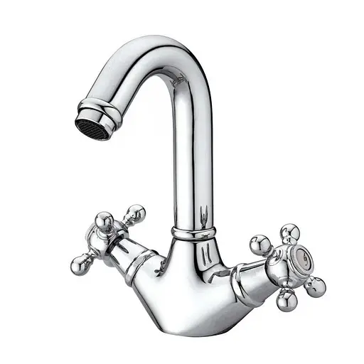 Смеситель для умывальника GRB Classical 211190 Хром - фото 1