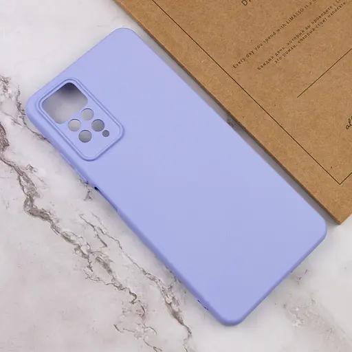 Чохол Silicone Cover Lakshmi Full Camera (AAA) для Xiaomi Redmi Note 11 Pro 4G/5G / 12 Pro 4G Бузковий / Dasheen - фото 4