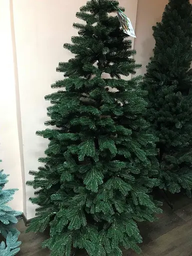 Штучна пухнаста ялинка Еліт (висота 1.50 м) лита (Зелена) - фото 5