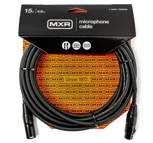 Мікрофонний аудіо кабель XLR Male — XLR Female Dunlop MXR DCM15 4,6м
