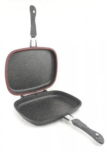 Двухсторонняя сковорода гриль А-ПЛЮС 32 см - фото 1