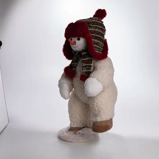 Новорічна фігурка Сніговик 21×21×45 см Yiwu CR-4-11 - фото 3