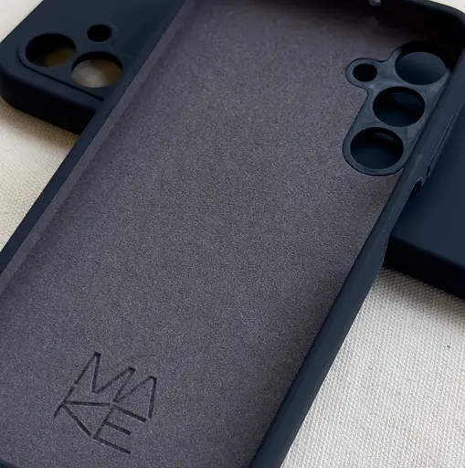 Чехол Make Samsung A15 Silicone Black - фото 3