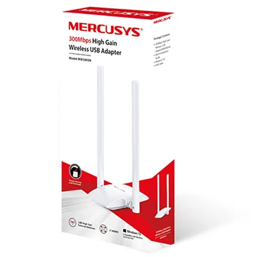 Сетевая карта Wi-Fi Mercusys MW300UH - фото 2