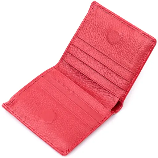 Кожаный женский кошелек ST Leather 9.5х10.5х1.5 см acs0028376 - фото 4