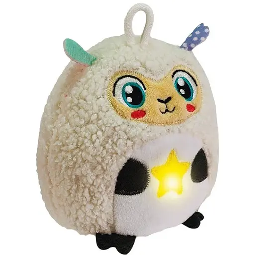 Мягкая музыкальная игрушка-ночник Clementoni Сияй, маленькая овца (17499)