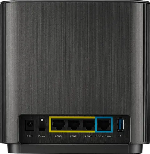 ASUS Маршрутизатор ZenWiFi XT9 2PK AX7800 3xGE LAN 1x2.5GE WAN 1xUSB 3.2 MU-MIMO OFDMA MESH black - фото 3