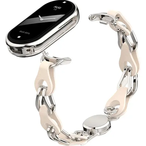 Ремешок ArmorStandart Chain Wristband для Xiaomi Mi Band 9/8 Beige (ARM69923) [94771] - фото 2