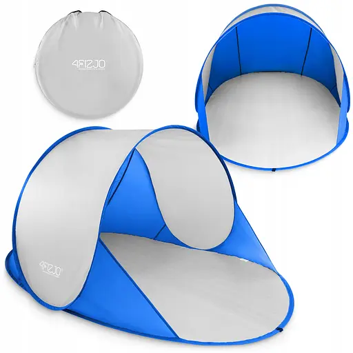 Намет пляжний 4FIZJO Pop-Up 195 x 120 см саморозкладний Blue/Grey (P-5905973405157) - фото 5