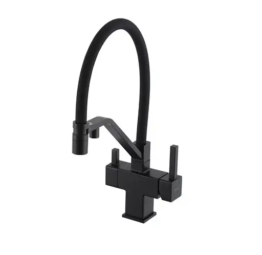 Змішувач для кухні Gappo з виходом для питної води, з гнучким виливом G4395-66 - фото 1