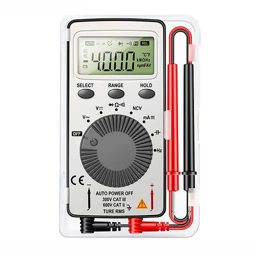 Мультиметр ANENG AN-101, вимірювання: V, A, R, F - фото 2