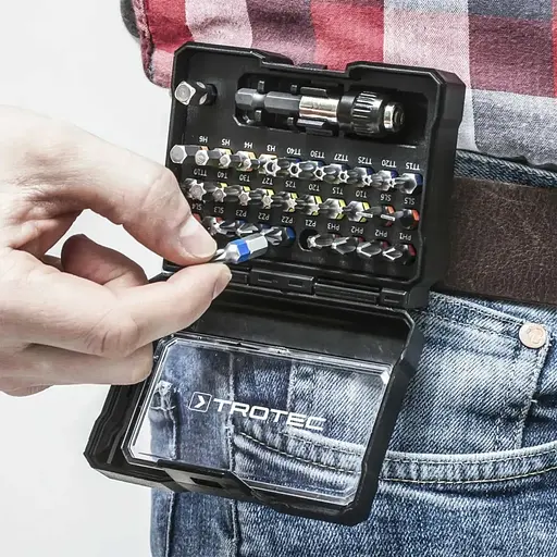 Набор бит Trotec PSCS Screwdriver 32 pieces Bit Set (DAS302814) - фото 6