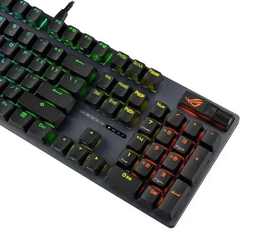 Клавіатура ASUS ROG Strix Scope II X 104key USB-A EN/UK RGB Black (90MP03XG-BKMA00) - фото 6