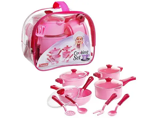 Набір іграшкового посуду Cooking Set, Юніка (9 ел.)