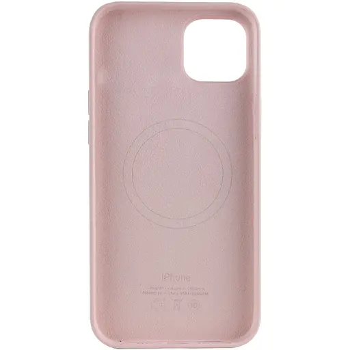 Чохол Silicone case AAA with Magsafe для Apple iPhone 14 Pro Max 6.7 Рожевий/Chalk Pink - фото 2