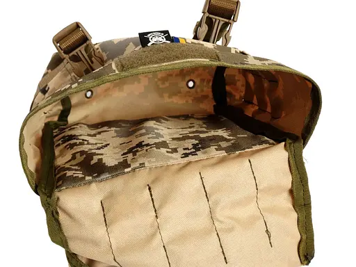 Тактична ранцева сумка сухарка Армійський підсумок військовий універсальний для ЗСУ  - фото 7