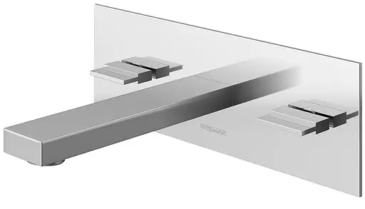 Смеситель для умывальника Kohlman Excelent chrome + BOX скрытого монтажа QW195H Хром - фото 1