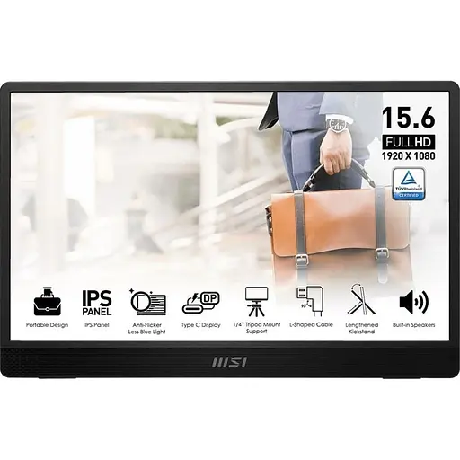 Портативний монітор MSI PRO MP161 E2 (9S6-3PB70H-020) (141057)