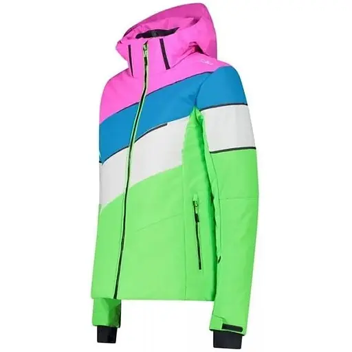 Куртка CMP Woman Jacket Zip Hood Multi Color XS (1097-32W0236-E510 36) - фото 2