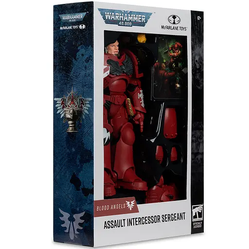Фигурка Warhammer 40K Assault Intercessor Sergeant - Blood Angel - 7in (Вархамер 40К) - фото 8
