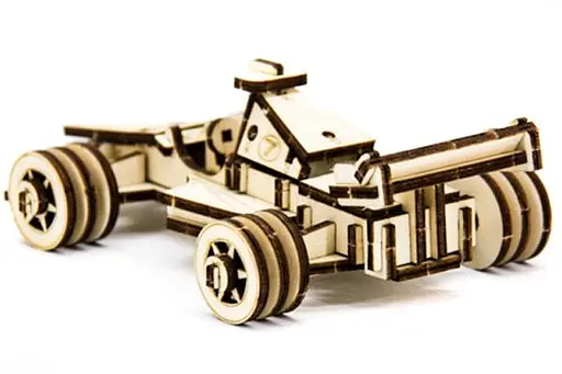 Дерев'яний конструктор Спортивний Болід 68 деталей - фото 3