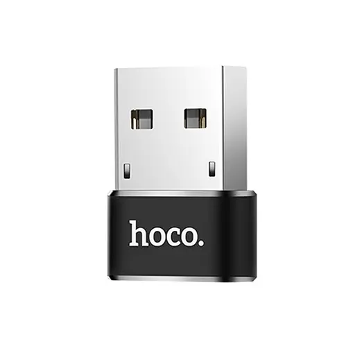 Перехідник Hoco UA6 OTG USB to Type-C Чорний - фото 2